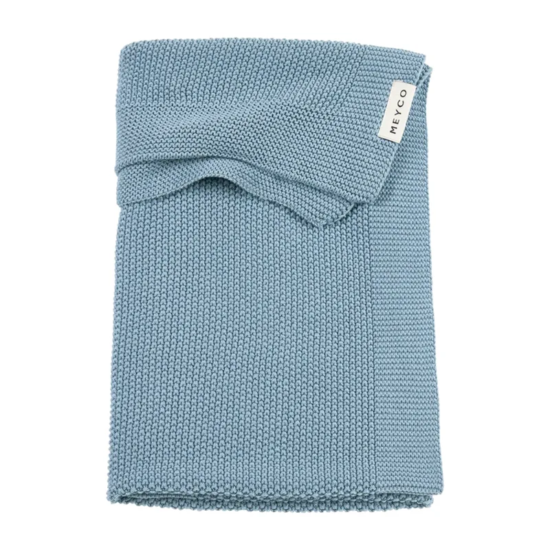 Deken Ledikant Meyco Mini Relief Jeans Blue by Meyco – product photo 1 of 3