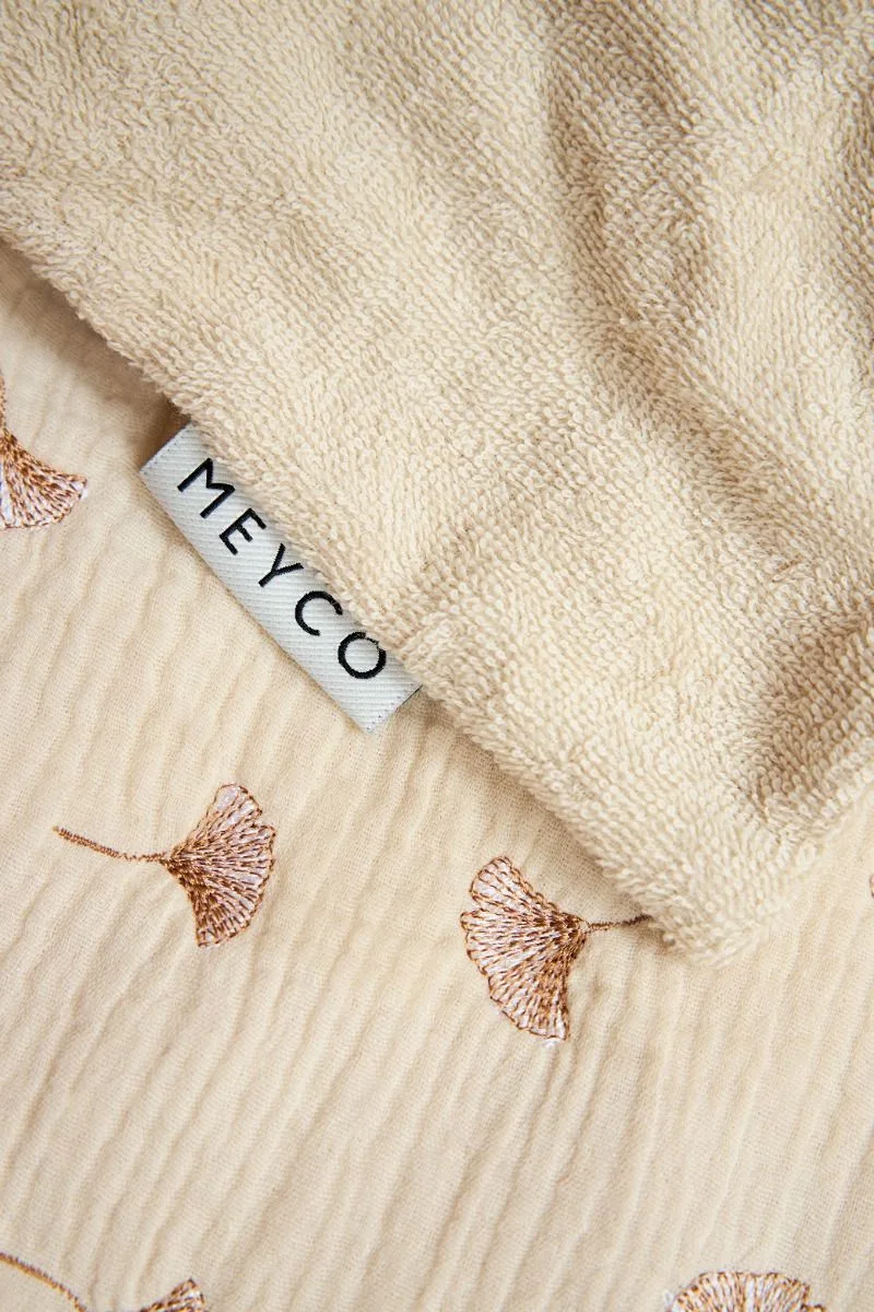 Deken Ledikant Meyco Pre Washed Hydrofiel Gingko Soft Sand by Meyco – product photo 4 of 4