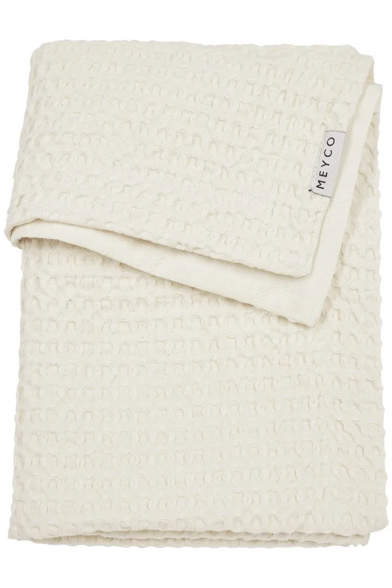 Deken Ledikant Meyco Wafel Cotton Nature de Meyco – photo produit