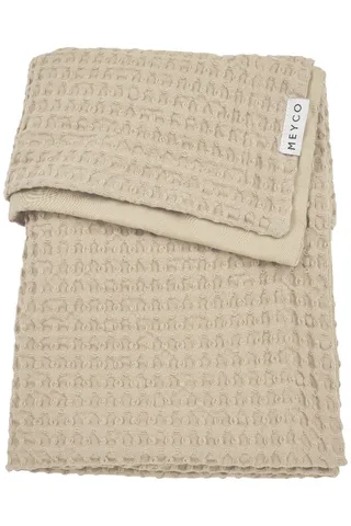 Deken Ledikant Meyco Wafel Cotton Sand från Meyco – produktbild 1 av 3