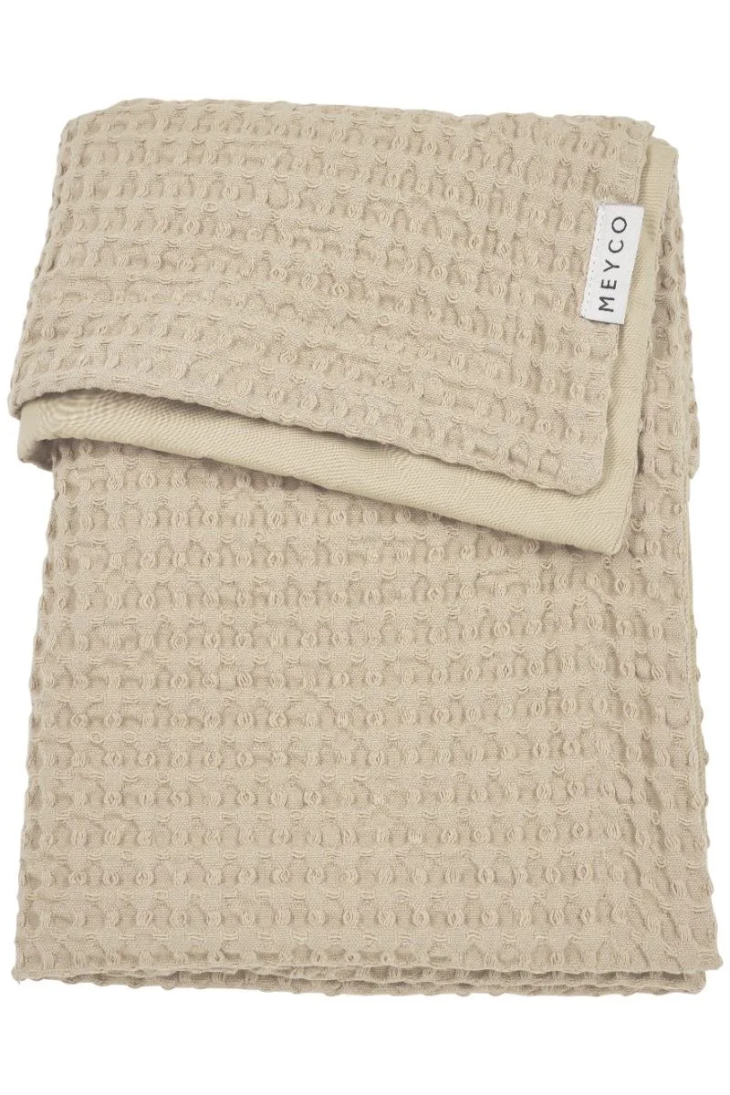 Deken Ledikant Meyco Wafel Cotton Sand från Meyco – produktbild 1 av 3