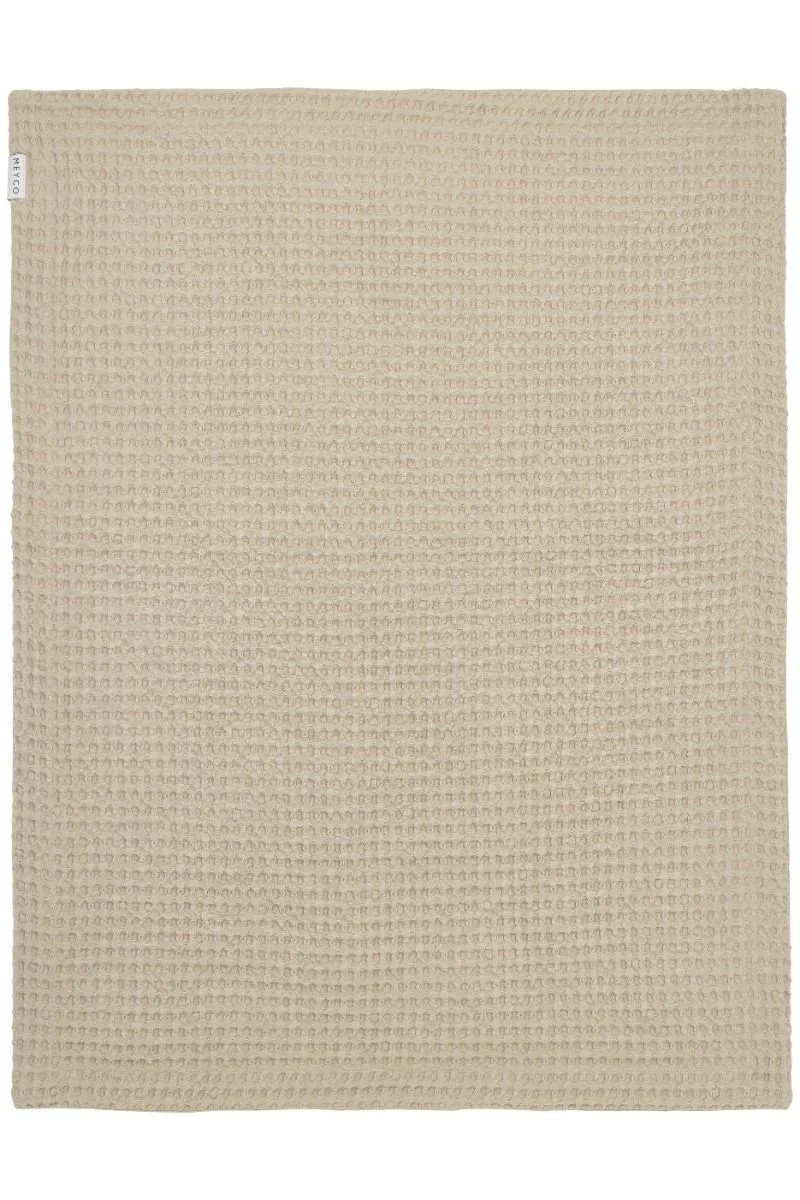 Deken Ledikant Meyco Wafel Cotton Sand från Meyco – produktbild 2 av 3