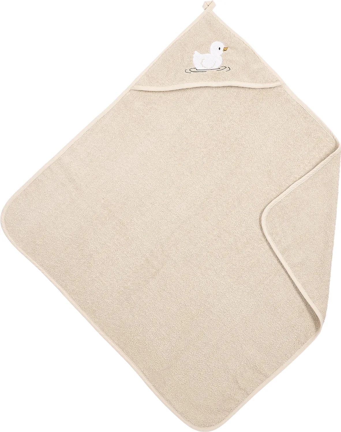 Duck Badcape - 80x80cm van Meyco in Soft Sand – productfoto