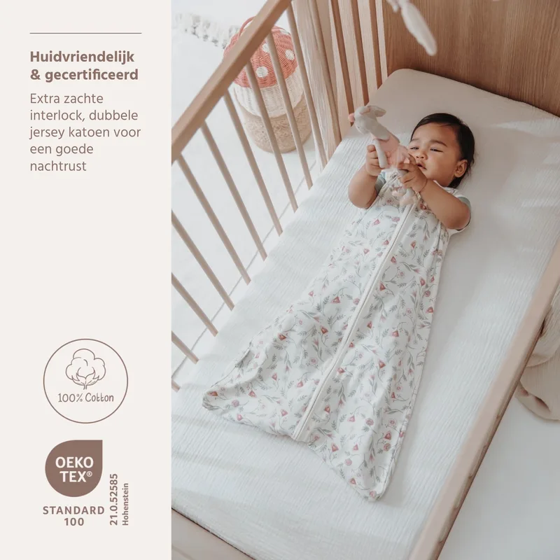 Flower Baby Zomerslaapzak - Multicolour - 90cm - 0.3 TOG by Meyco in Multicoloour – product photo 2 of 2