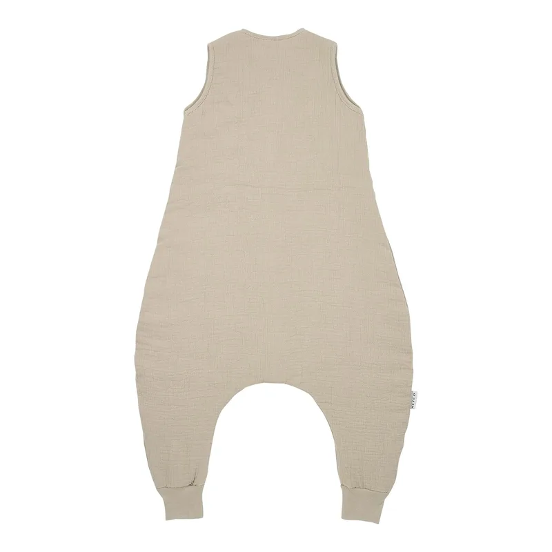 Ganzjahres-Sleepoverall Musselin pre-washed 2.0 TOG de Meyco en Beige, 104 mm – photo produit