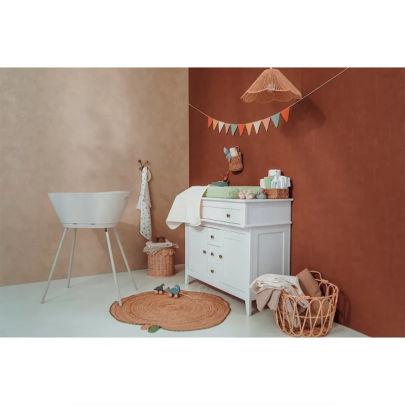 Ginkgo pre-washed hydrofiele doeken - 2-pack - pre-washed hydrofiel - offwhite/soft sand - 70x70cm by Meyco in Soft Sand – product photo 4 of 4