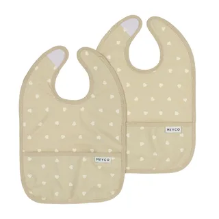 Ginkgo slab met opvangbakje - 2-pack by Meyco in Soft Sand – product photo 2 of 2