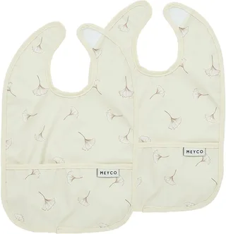 Ginkgo slab met opvangbakje - 2-pack by Meyco in Soft Sand – product photo 1 of 2