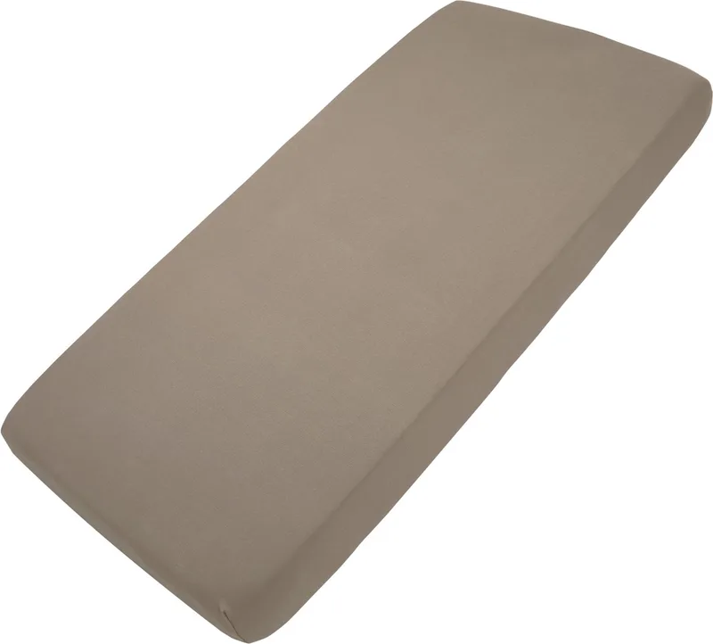 Hoeslaken - 50 x 90 cm - Jersey - Dark Taupe fra Meyco i Beige – produktbillede