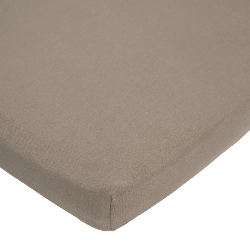Hoeslaken Parkmatras Meyco 75x95 Dark Taupe van Meyco – productfoto