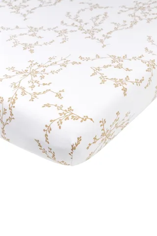 Hoeslaken Wieg Meyco Jersey Branches Sand 40x80 by Meyco – product photo 1 of 2