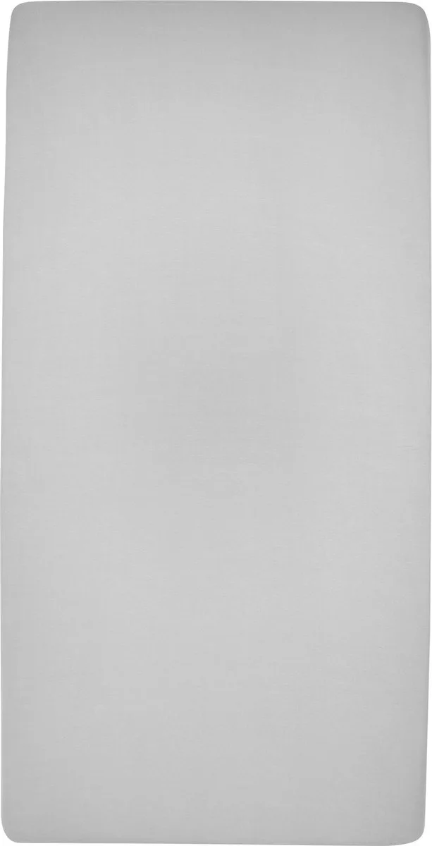 Home Uni hoeslaken tweepersoons - 180x200cm van Meyco in Lichtgrijs – productfoto