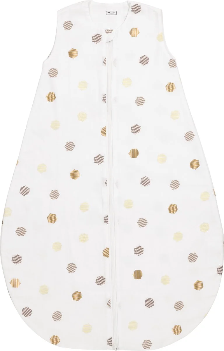 Honeycomb baby slaapzak rond - 70cm by Meyco in Honey Gold – product photo