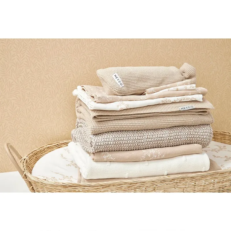 Hydrofiele Doeken 70x70cm - 3-pack - Branches Sand van Meyco – productfoto 2 van 2