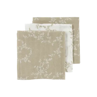 Hydrofiele Doeken 70x70cm - 3-pack - Branches Sand van Meyco – productfoto 1 van 2