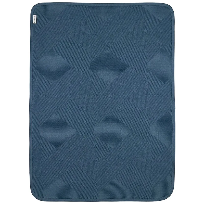 Jacquard Wiegdeken - 75x100cm - 0.5 TOG de Meyco en Indigo – photo produit 2 sur 4