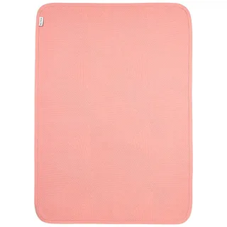 Jacquard Wiegdeken - 75x100cm - 0.5 TOG fra Meyco i Rose – produktbillede 2 af 5