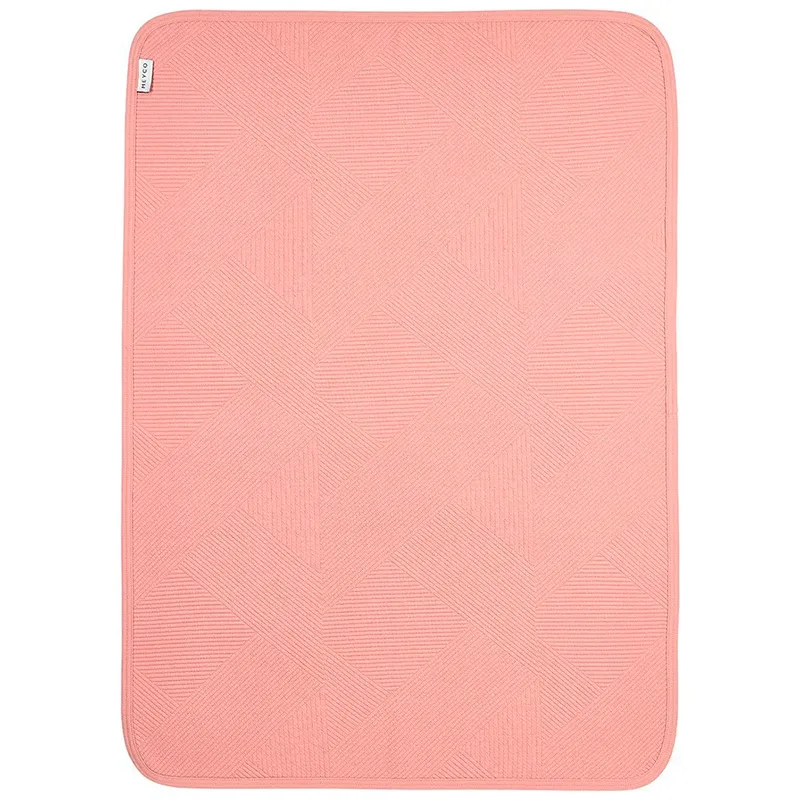 Jacquard Wiegdeken - 75x100cm - 0.5 TOG fra Meyco i Rose – produktbillede 2 af 5