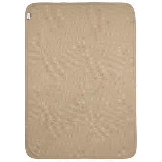 Jacquard Wiegdeken - 75x100cm - 0.5 TOG by Meyco in Taupe – product photo 2 of 5