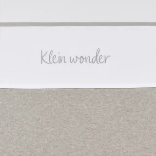 Klein Wonder wieglaken - 75x100cm - 0.3 TOG by Meyco in Greige – product photo 2 of 4