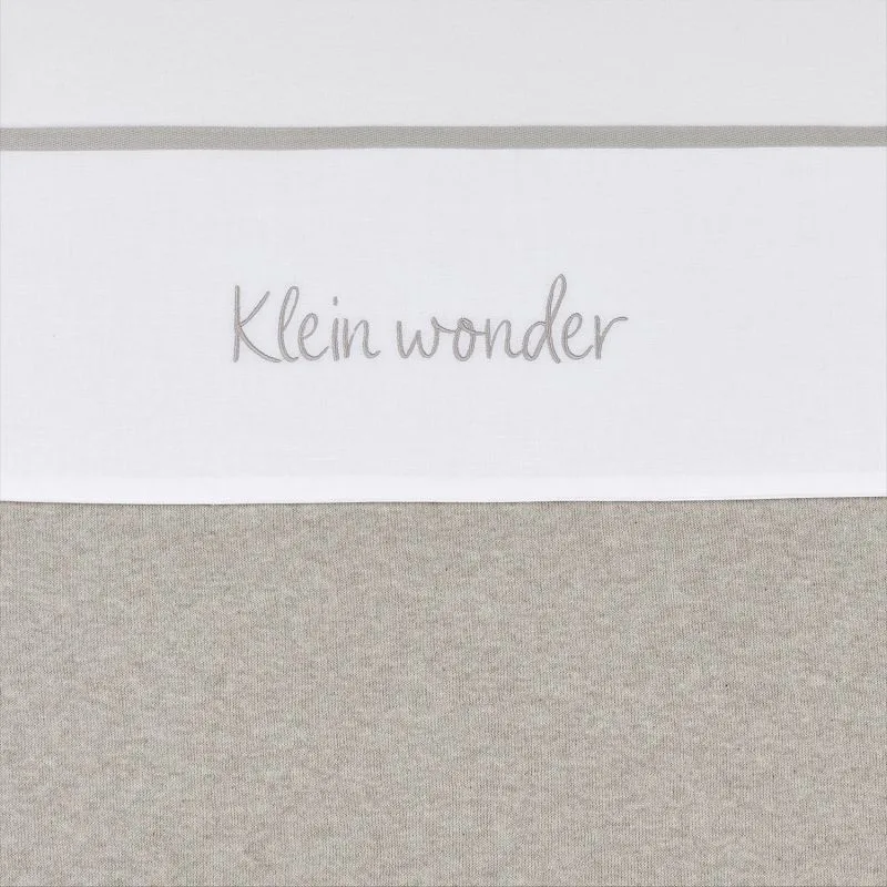 Klein Wonder wieglaken - 75x100cm - 0.3 TOG by Meyco in Greige – product photo 2 of 4
