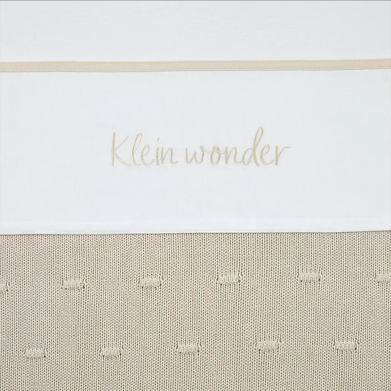 Klein Wonder wieglaken - 75x100cm - 0.3 TOG de Meyco en Soft Sand – photo produit