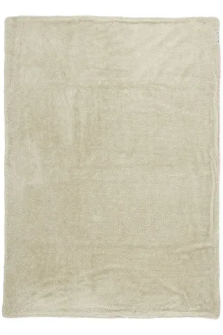 Knit Basic teddy wiegdeken - 75x100cm - 2.0 TOG by Meyco in Sand Melange – product photo 3 of 4