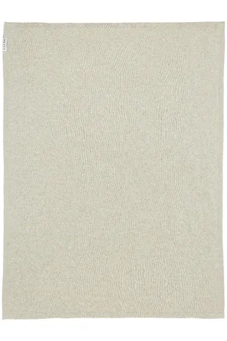 Knit Basic wiegdeken - 75x100cm - 1.0 TOG von Meyco in Sand Melange – Produktfoto 2 von 4