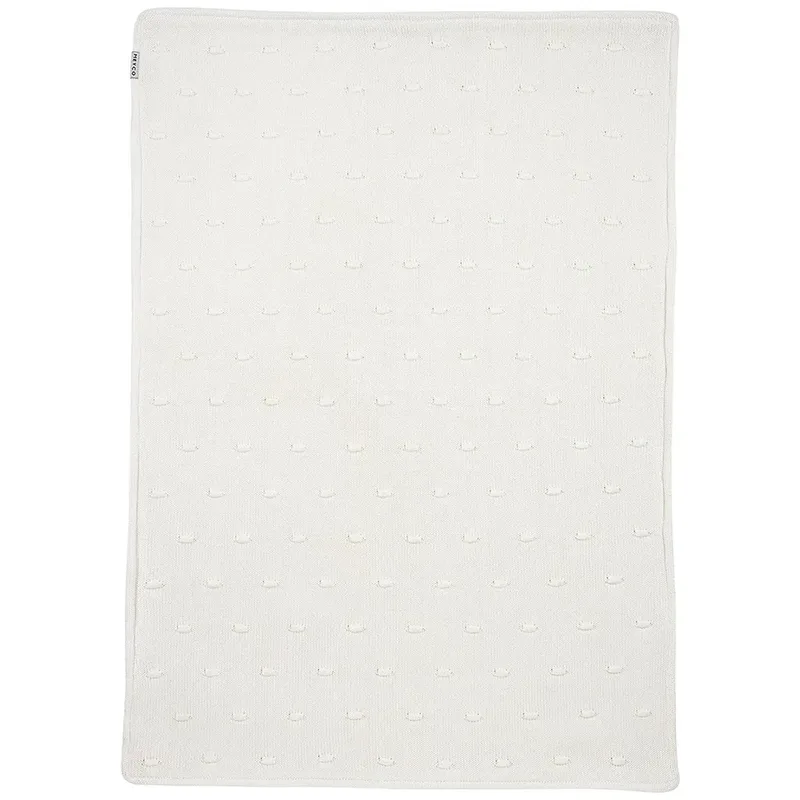 Knots teddy wiegdeken - 75x100cm - 2.0 TOG by Meyco in Offwhite – product photo 2 of 6