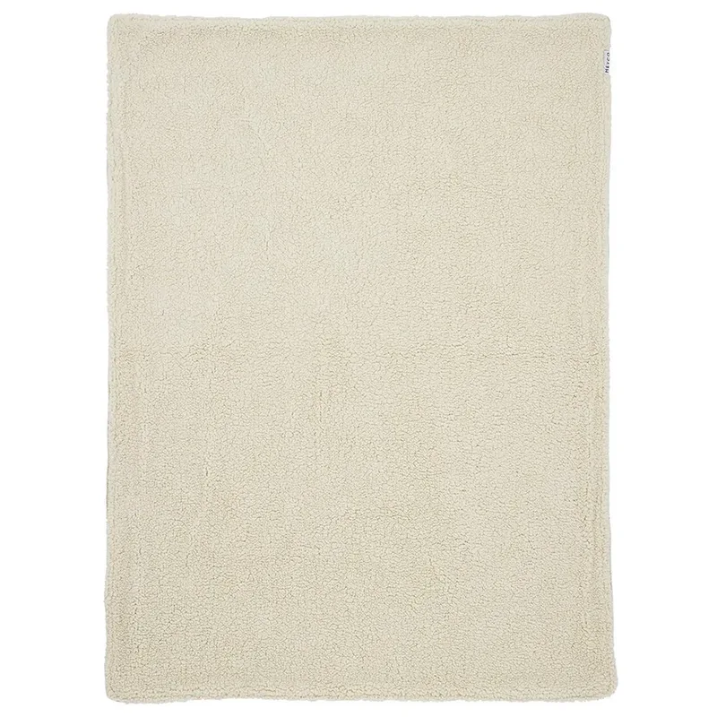 Knots teddy wiegdeken - 75x100cm - 2.0 TOG van Meyco in Soft Sand – productfoto 2 van 6