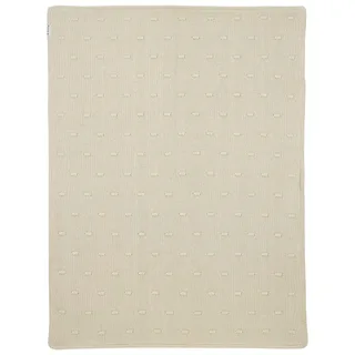 Knots teddy wiegdeken - 75x100cm - 2.0 TOG van Meyco in Soft Sand – productfoto 3 van 6