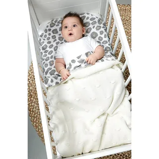 Knots wiegdeken - 75x100cm - 1.0 TOG de Meyco en Offwhite – photo produit 4 sur 5