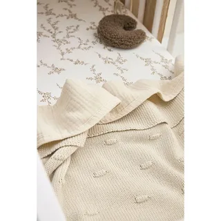 Knots wiegdeken - 75x100cm - 1.0 TOG fra Meyco i Soft Sand – produktbillede 3 af 6