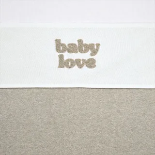 Laken Ledikant Meyco Baby Love Sand Melange 100x150 by Meyco – product photo 1 of 2