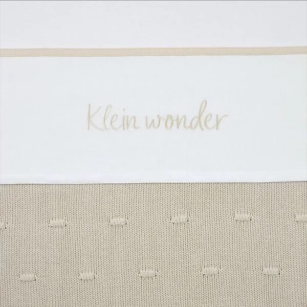 Laken Ledikant Meyco Klein Wonder Soft Sand 100x150 van Meyco – productfoto