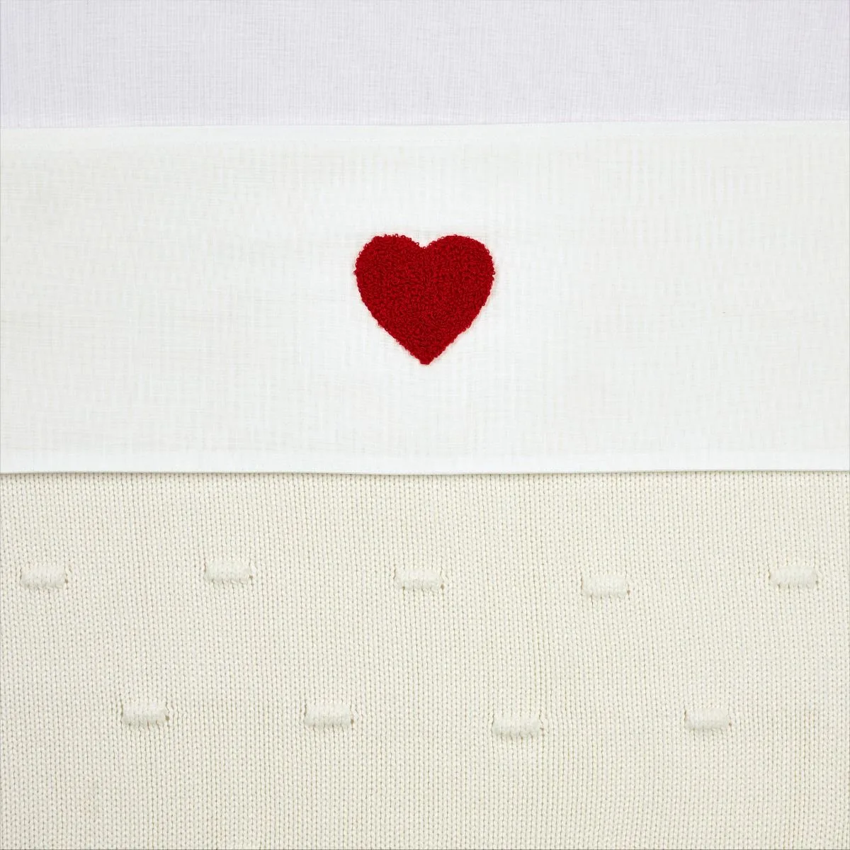 Laken Ledikant Meyco Sweet Heart Red 100x150 de Meyco – photo produit