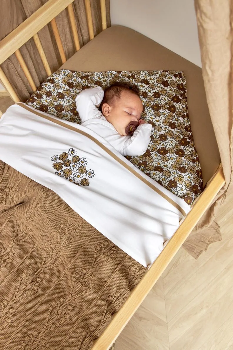 Laken Ledikant Meyco Vintage Flower Taupe by Meyco – product photo 3 of 4