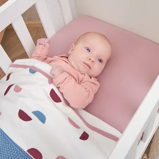 Laken Wieg Meyco Shapes 75x100 Lilac från Meyco – produktbild 3 av 4