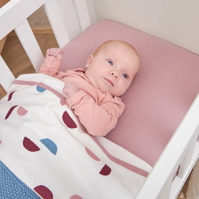 Laken Wieg Meyco Shapes 75x100 Lilac från Meyco – produktbild 3 av 4