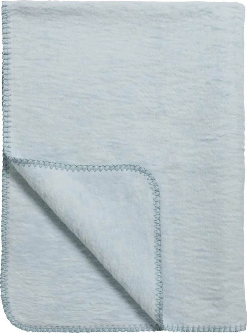 Mecyo Basic Uni - Ledikantdeken 120x150 cm van Meyco in Lichtblauw – productfoto