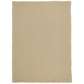 Mini Knots teddy wiegdeken - 75x100cm - 2.0 TOG van Meyco in Sand – productfoto 2 van 5