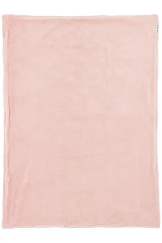 Mini Knots teddy wiegdeken - 75x100cm - 2.0 TOG van Meyco in Soft Pink – productfoto 3 van 4