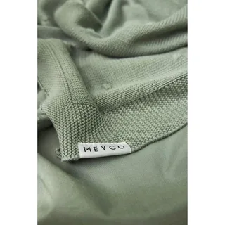 Mini Knots wiegdeken - 75x100cm - 1.0 TOG von Meyco in Forest Green – Produktfoto 2 von 3