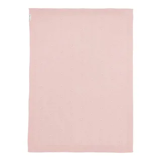 Mini Knots wiegdeken - 75x100cm - 1.0 TOG från Meyco i Soft Pink – produktbild 2 av 5