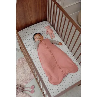 Mini Panther Hoeslaken Ledikant - 60x120cm de Meyco en Soft Pink – photo produit 4 sur 4
