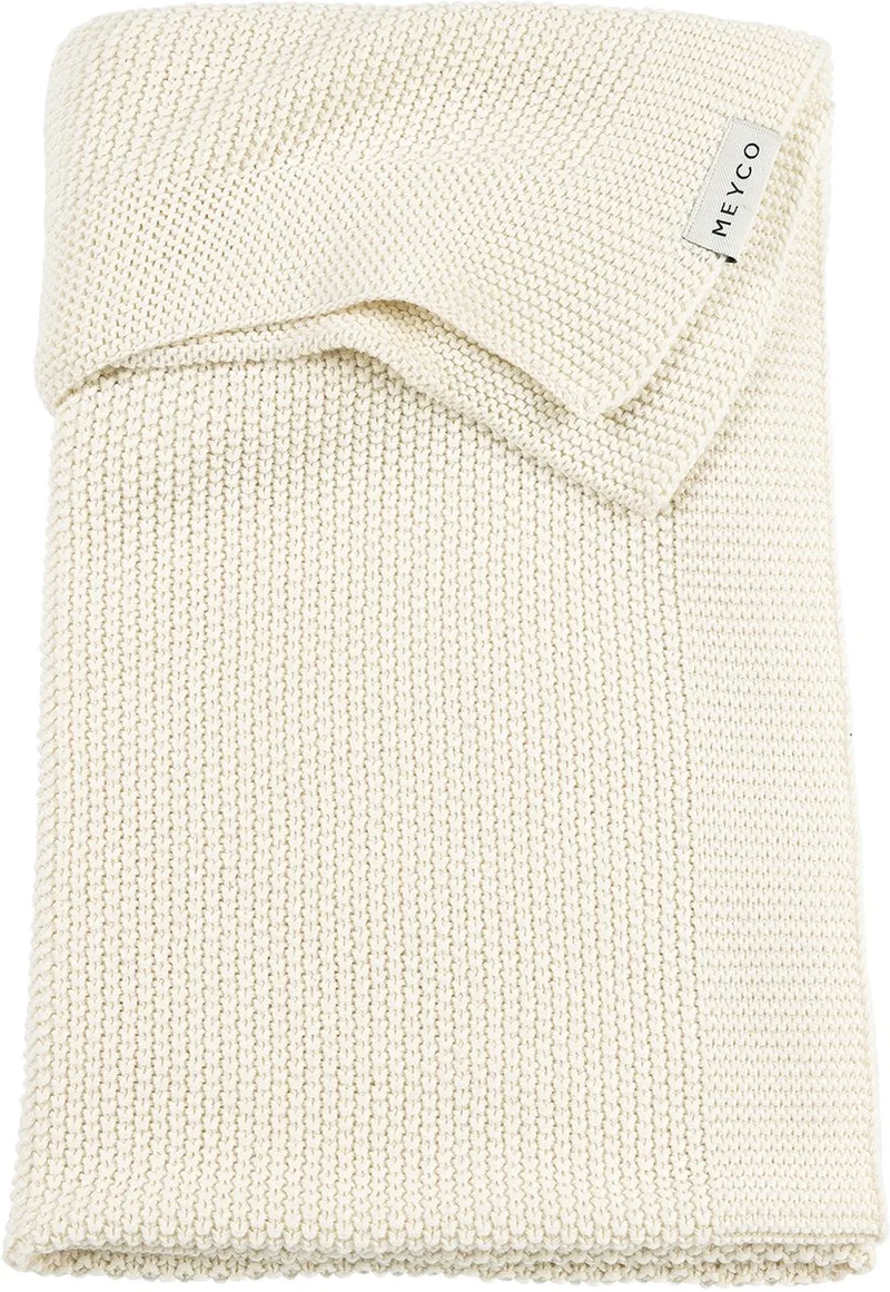 Mini Relief Wiegdeken - 75x100cm - 1.0 TOG by Meyco in Natural – product photo