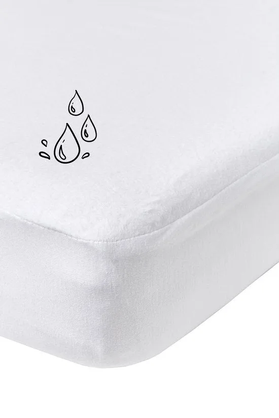 Molton Hoeslaken Meyco 1-persoonsbed PU Waterdicht 90x200 van Meyco – productfoto