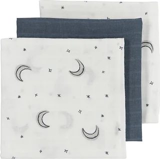 Moon hydrofiele doeken - 3-pack - 70x70cm de Meyco en Indigo – photo produit 1 sur 5