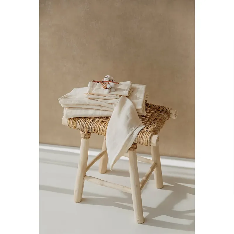 Nature Hydrofiele Doeken - 6-Pack - 70x70cm by Meyco in Natural – product photo 3 of 3