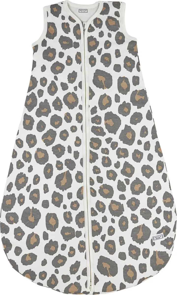 Panter baby slaapzak rond gevoerd - 86cm - 2.5 TOG by Meyco in Neutral – product photo